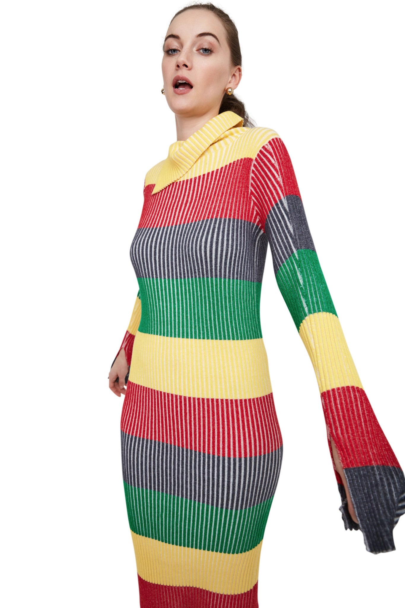 Rainbow Knit Dress